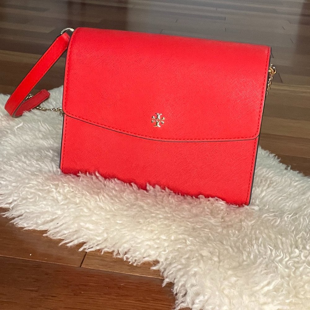 Tory Burch Emerson Envelope Adjustable Chain Shoulder Bag